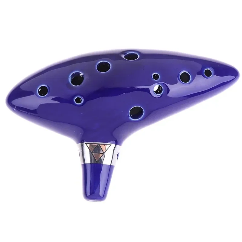 

Синий музыкальный инструмент Ocarina Flute 12 отверстий Ocarina Ceramic Alto C Legend Of Ocarina Flute Ocarina Inspire Of Time