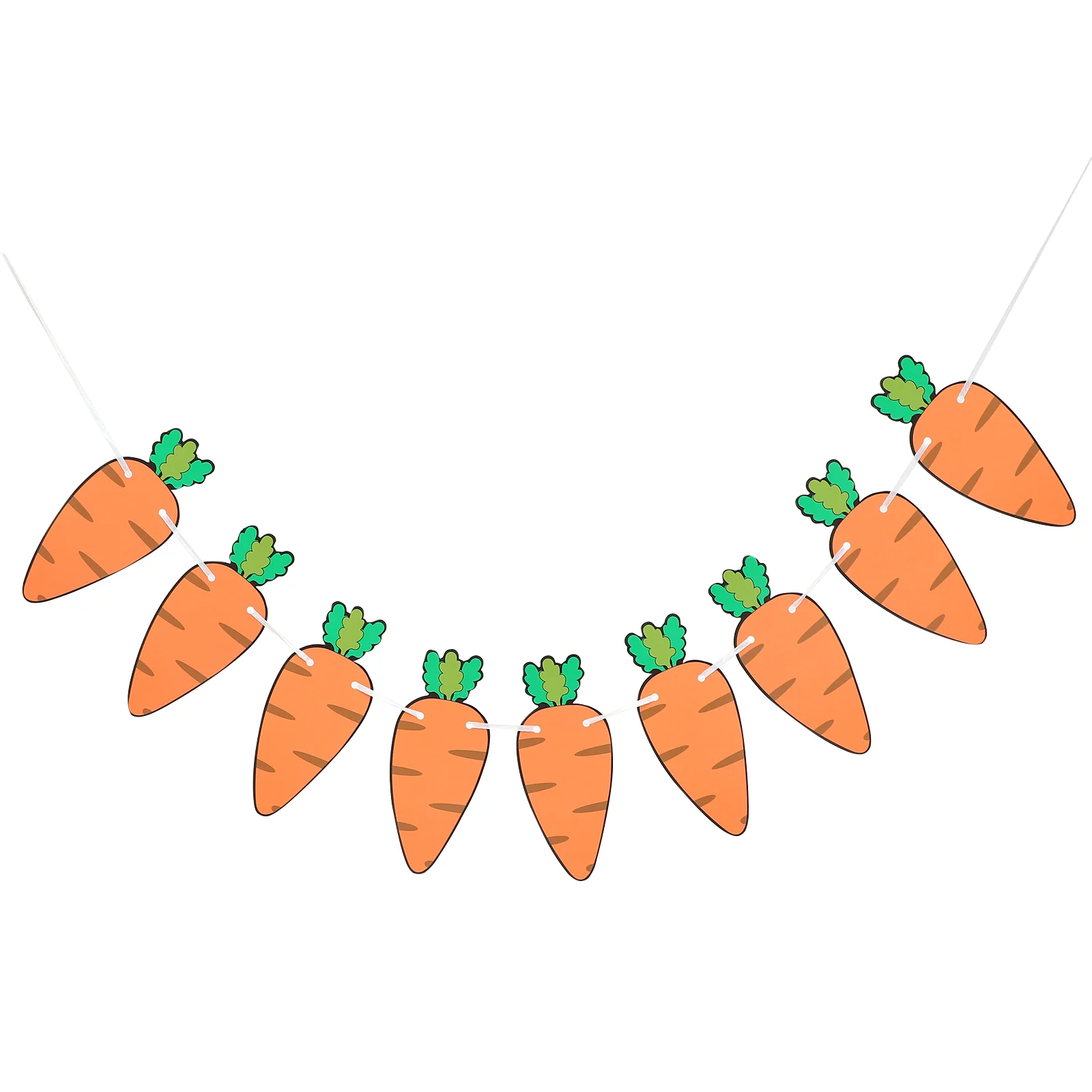 

Easter Flag Adorn Banner Decoration Ornament Supplies Carrot Hanging Paper Decorative