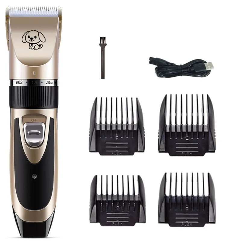 

Professional Dog Hair Trimmer Cutter Machine Pet Haircut USB Rechargeable Electric Grooming Shaver Scissor Pet Supplies