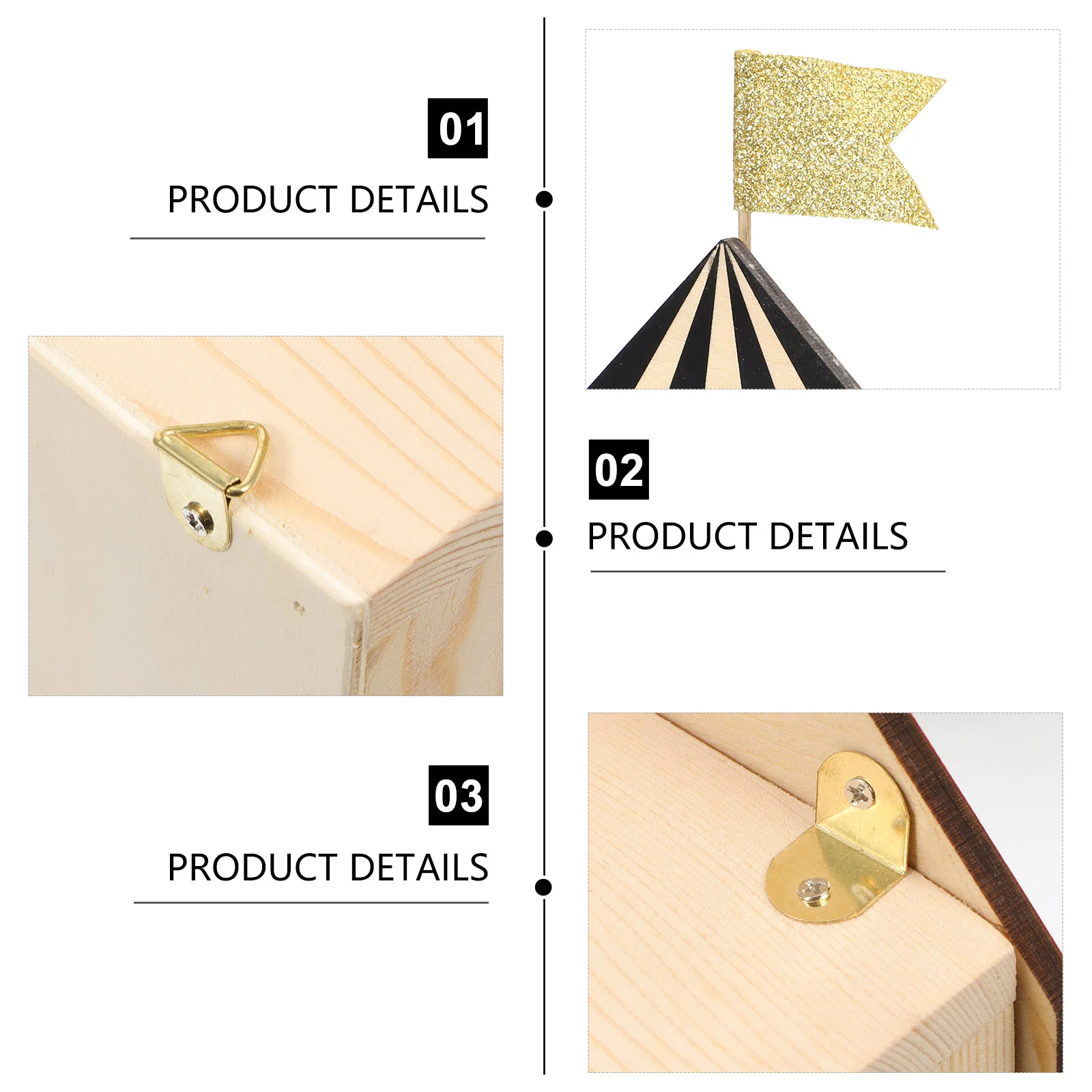 Декор для полок цирковой шале деревянная модель дома украшения детей плавающая