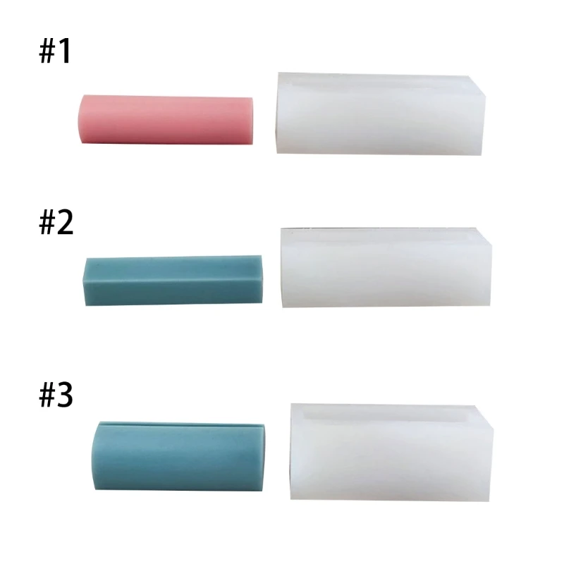 

Silicone Business Card Holder Mold Card Decorative Bracket Accessory for DIY Plaster Candle Crafts Project Supplies