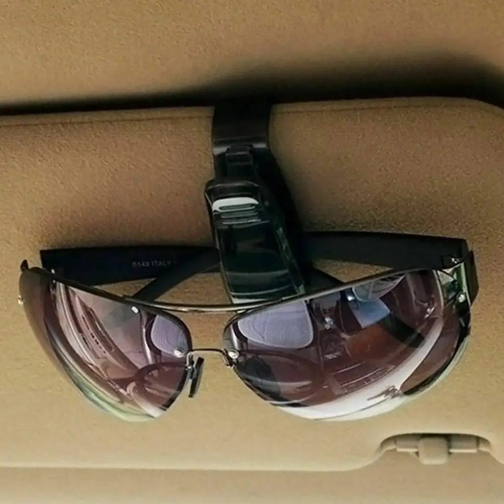 

Car Eyeglass Holder Glasses Storage Clip Auto Interior Organize Accessories Car Sunglasses Holder For Audi Bmw Card Ticket Holde