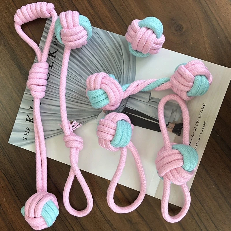 Ball Tough Teething Rope Tug Of War & Fetching Bone