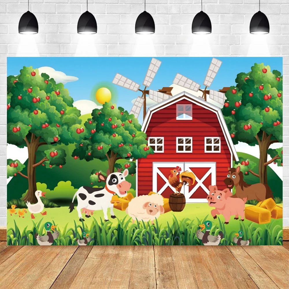 

Виниловый фон для фотосессии "Ферма"