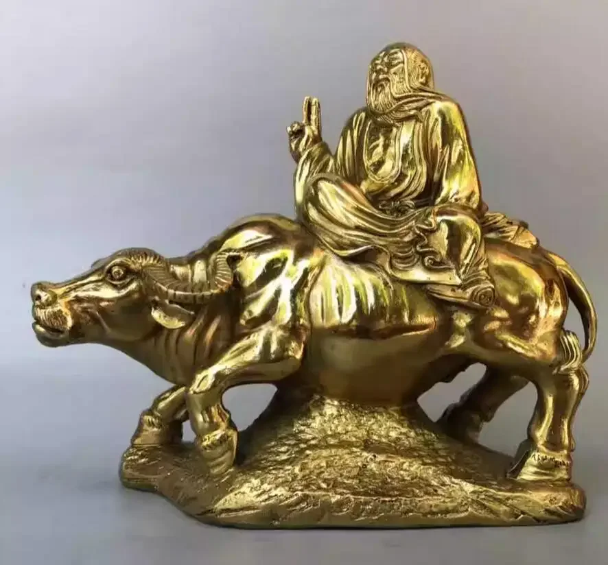 Металлическое латунное украшение для верховой езды Laozi Ox домашний офис