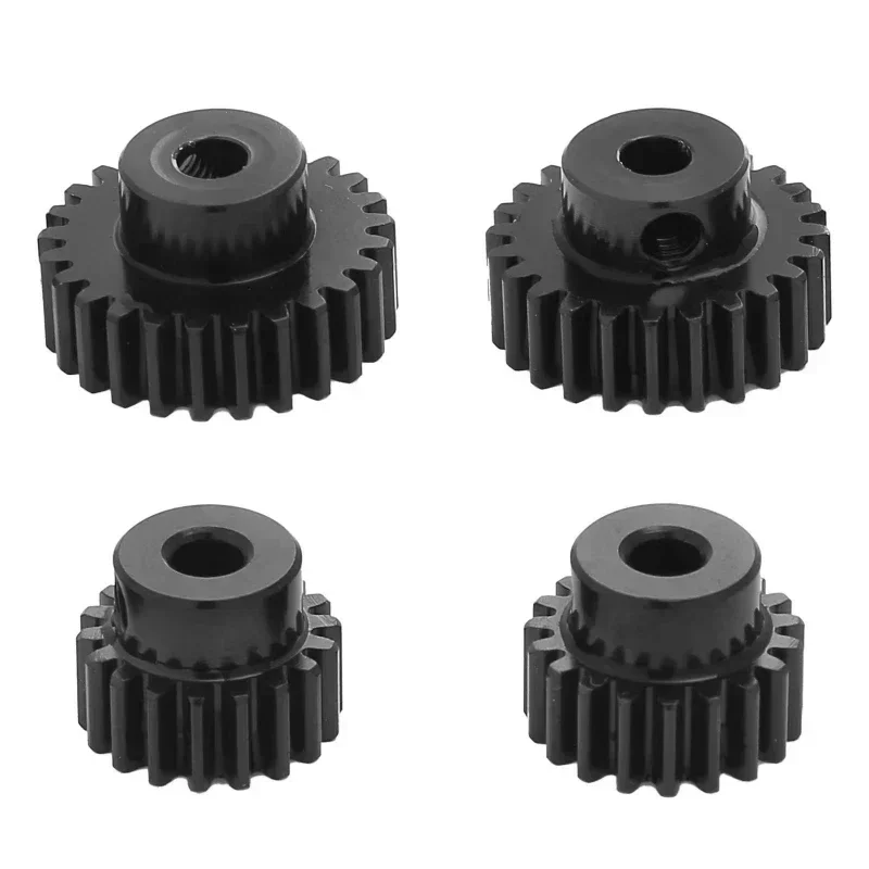 4 шт. металлическая шестерня 18T 19T 23T 24T моторная для Tamiya TT01 TT02 TB02 TA05 детали