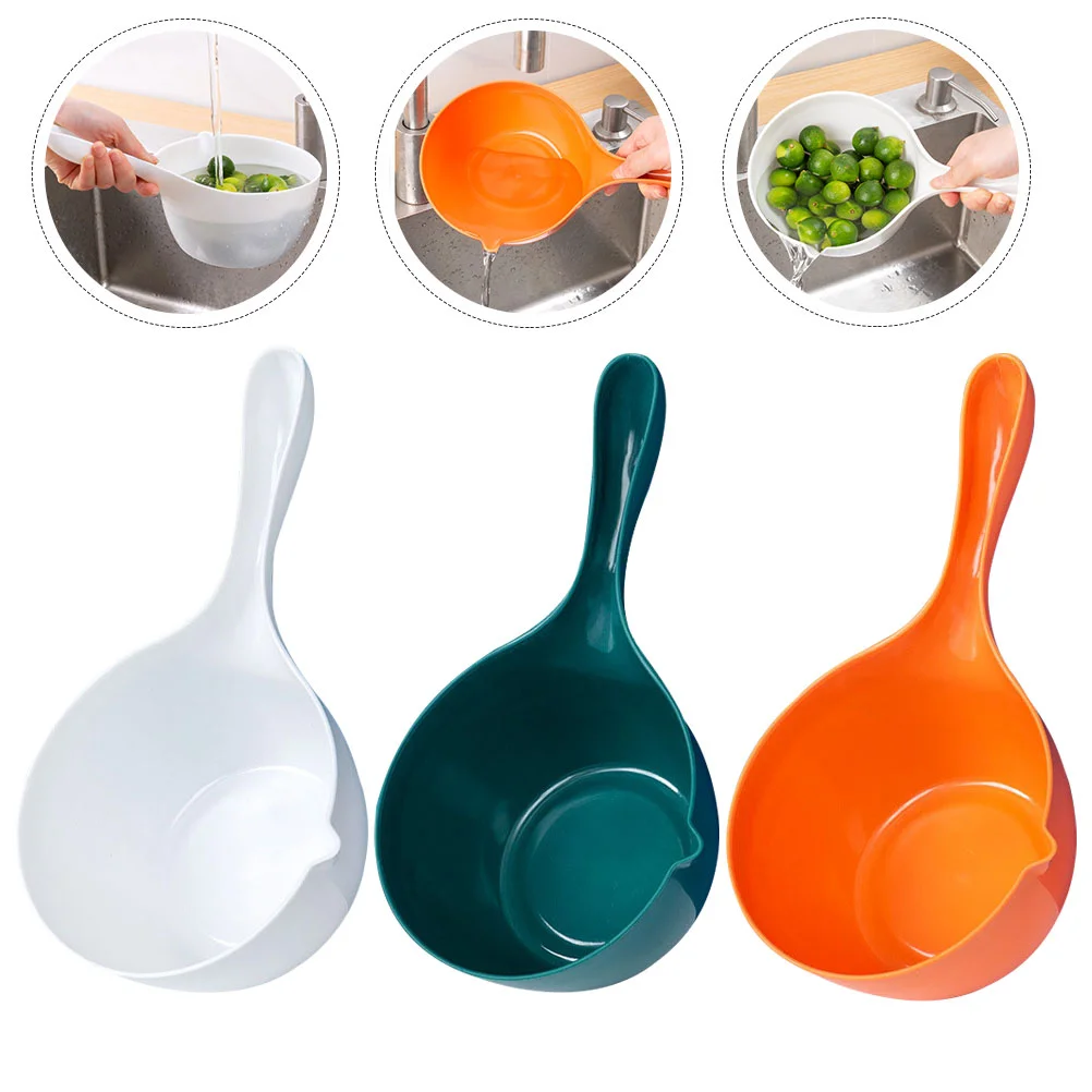 

3pcs With Handle Camping Household Scoop Household Bottles Spoon for House Indoor Kitchen