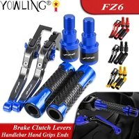 motorcycle brake clutch levers handlebar hand bar grip end set for yamaha fz 6 fz 6 fz6 fazer 2004 2005 2006 2007 2008 2009 2010