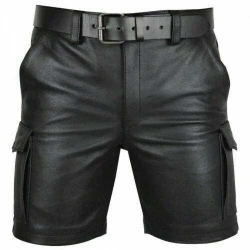 

2023 Hot Selling New Shorts Leather Handsome Fashion Comfortable Fit Men's Shorts Lederhosen