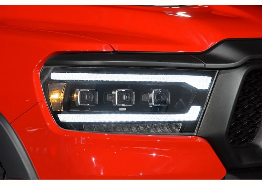 Новый дизайн с полностью светодиодными фарами в сборе для Dodge Ram 1500 2019-2021