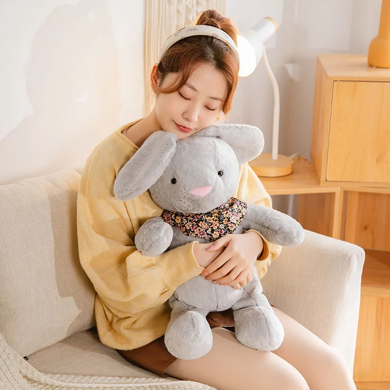 Милый кролик плюшевые игрушки милый 25 см 35 50 мягкие куклы-кролики для девочек и