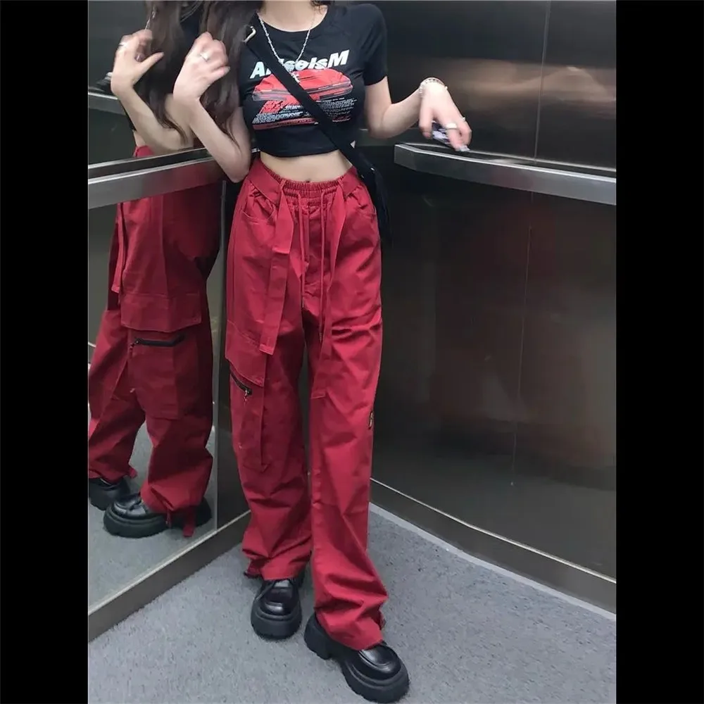 

Женские готические брюки-карго Harajuku в стиле хип-хоп