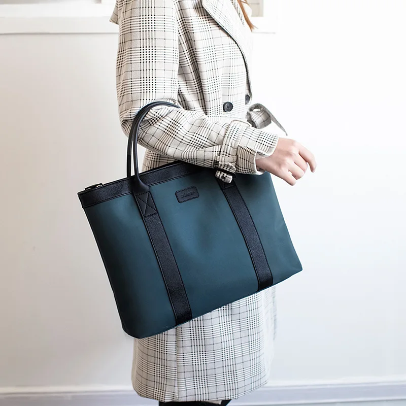 

Простой модный портфель, водонепроницаемая нейлоновая сумка для ноутбука, деловая сумка для документов, сумка для офиса, сумка для хранения