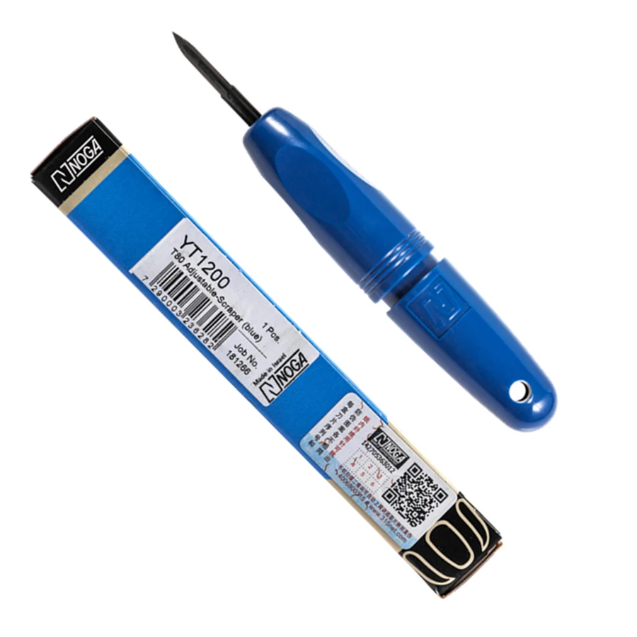 

NOGA Double-Head Adjustable Triangular Scraper Trimming Cutter Plane Deburring YT1200 YT1000 BT8001 Scraper Blade Scraping Burr