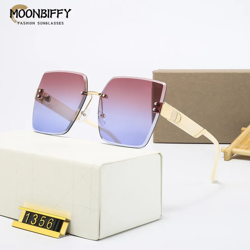 

Fashion Luxury Brand Rimless Women Sunglasses for Men Vintage Driving Sun Glasses Square UV400 Eyewear Traveling Goggles Glasses