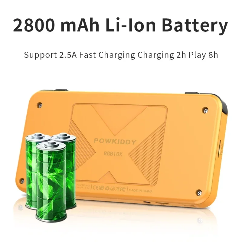 Портативная игровая консоль POWKIDDY RGB10X в стиле ретро 3 5-дюймовый IPS-экран 4:3 ArkOS