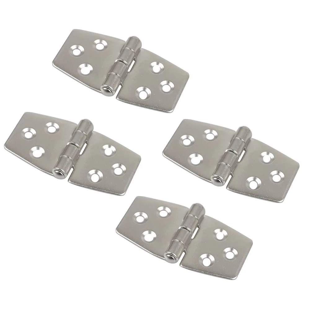 

4PCS Stainless Steel Boat Hinge Strap Hinge Door Hinge For Marine Boat Yacht 76 X 40 MM Rafting Boating Accessories Boat Marine