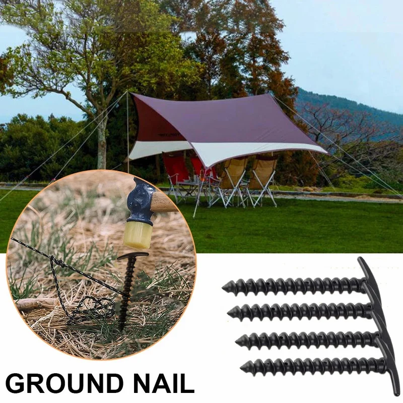 1/4/8 шт. нейлоновые пластиковые винтовые спиральные стандартные гвозди наружные