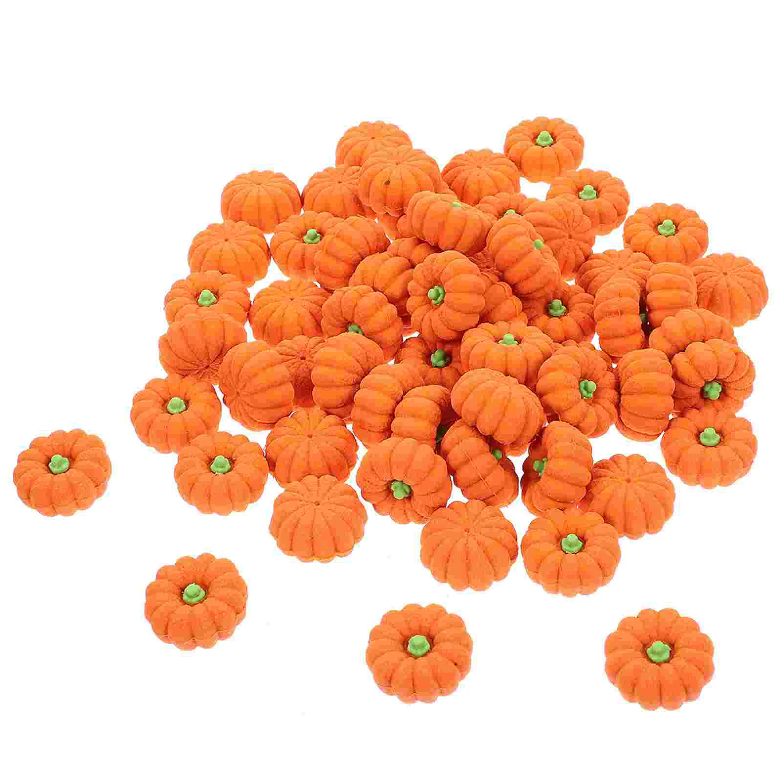 

200 Pcs Erasers Adorable Pumpkin Cartoon Food Play For Drawing Shaped Tpr Bulk Child
