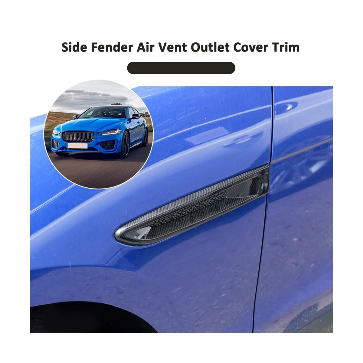 Боковое вентиляционное отверстие крыла для Jaguar XF XFL XE F-Pace F Pace X761 крышка