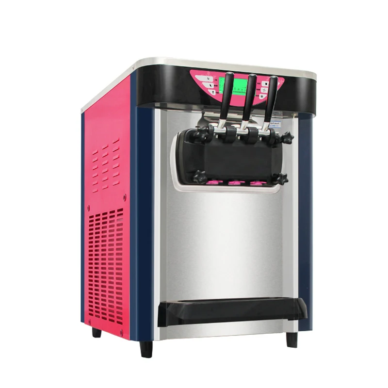 

Машина для производства мягкого мороженого, коммерческая машина для производства мягкого мороженого из нержавеющей стали с 3 вкусами, наст...