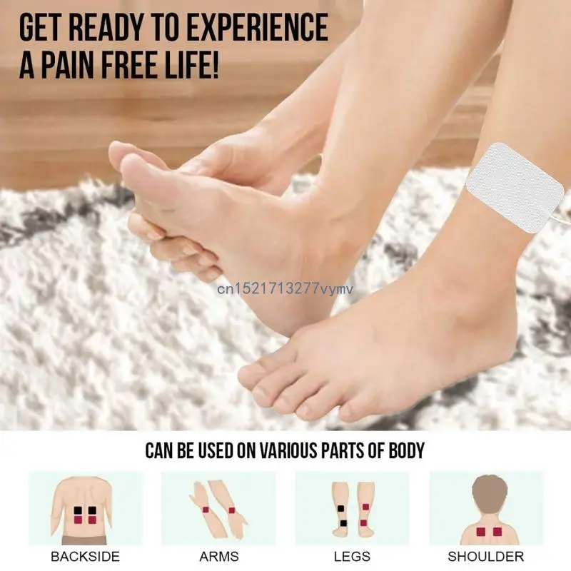 

Многоразовые пластыри для терапии электродов Десятки подушечек для улучшения кровообращения, метаболизма (0,08 ''/0,1 ''