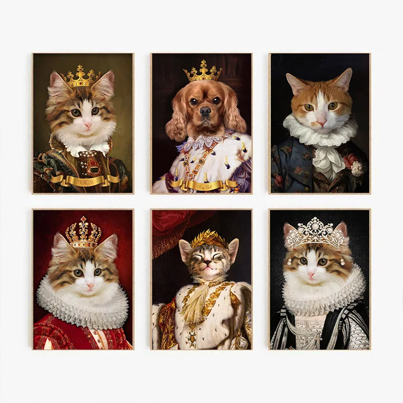 Винтажный постер с изображением животных