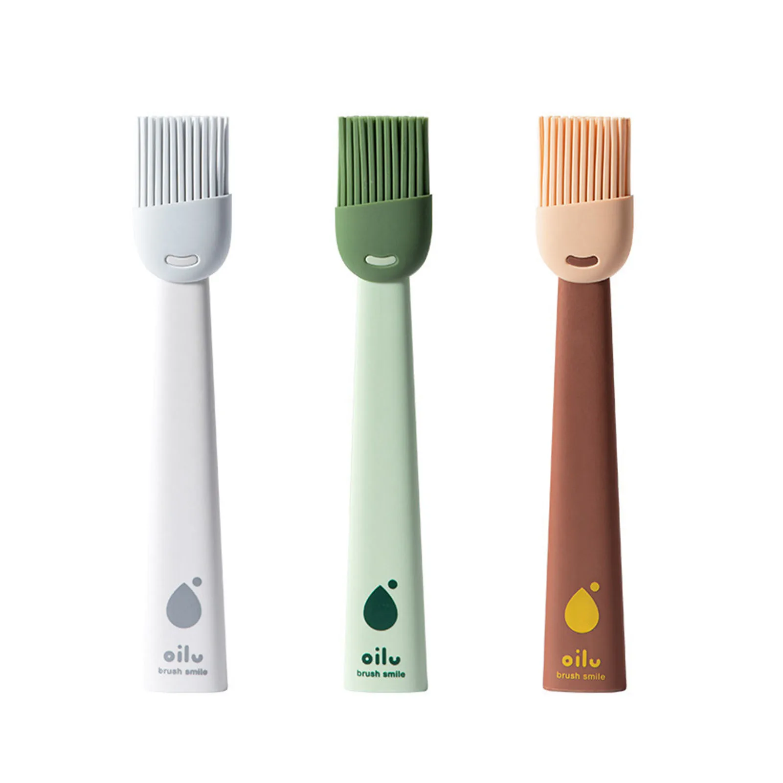 

Barbecue Silicone Oil Brush Grill Tool Pastry Cookie Basting Brush With Handle Baking BBQ Kitchen Cooking Accessories