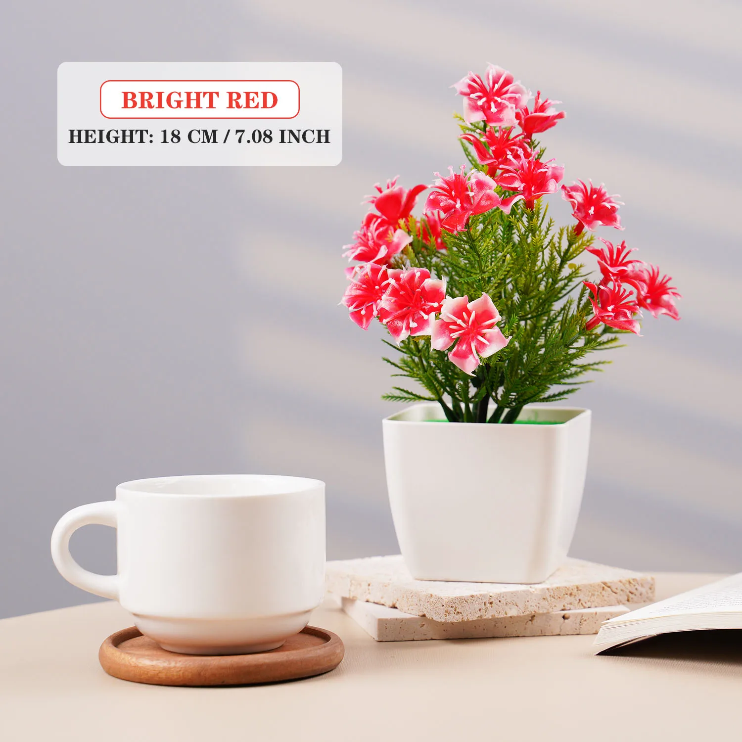 

Искусственный бонсай Uflower вишня