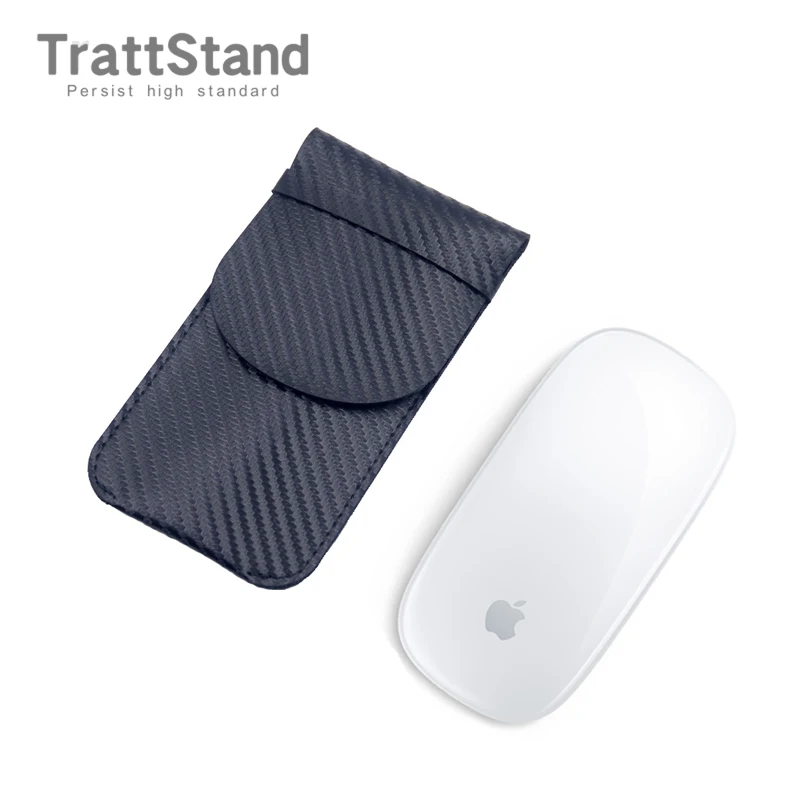 

Высококачественный ультратонкий кожаный чехол для Apple Magic Mouse 1, 2, 3, 2021, защитный чехол из микрофибры для беспроводной мыши, сумка для хранени...