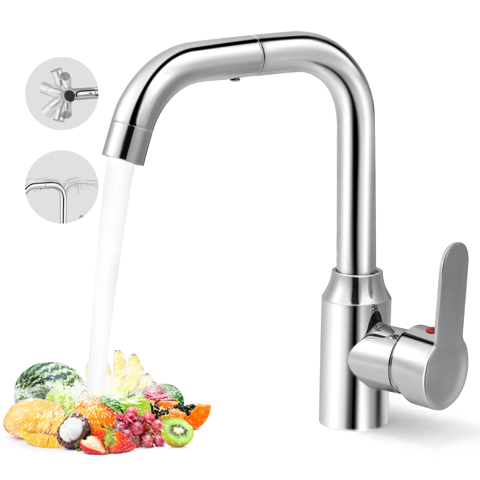 Аксессуары для кухонной мойки из нержавеющей стали вращение на 360 градусов