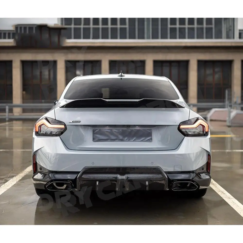 Глянцевый черный задний спойлер багажника с утконосом для BMW 2 серии G42 M235i M240i Coupe