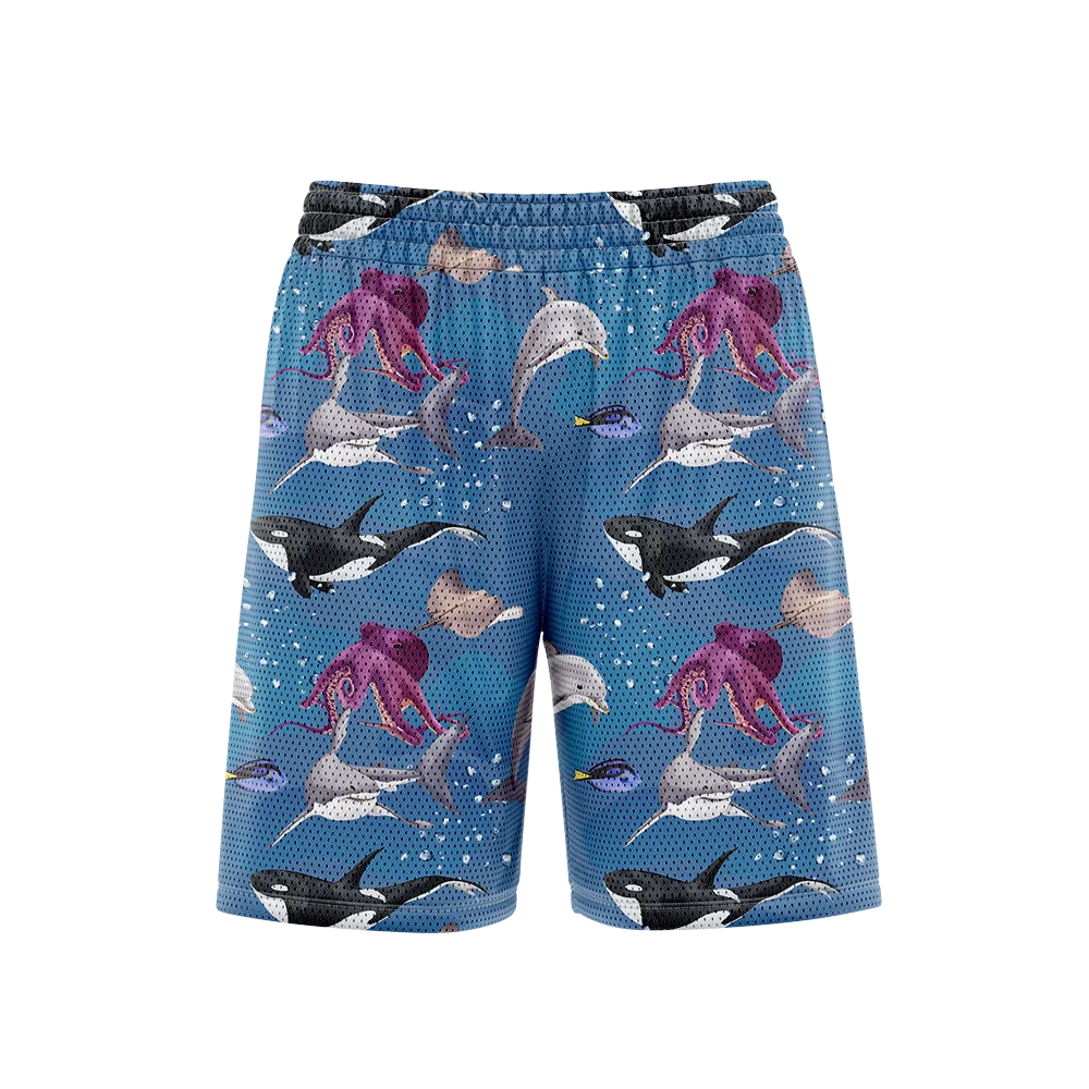 Mesh Shorts For Men Beach pants Summer Oversize
