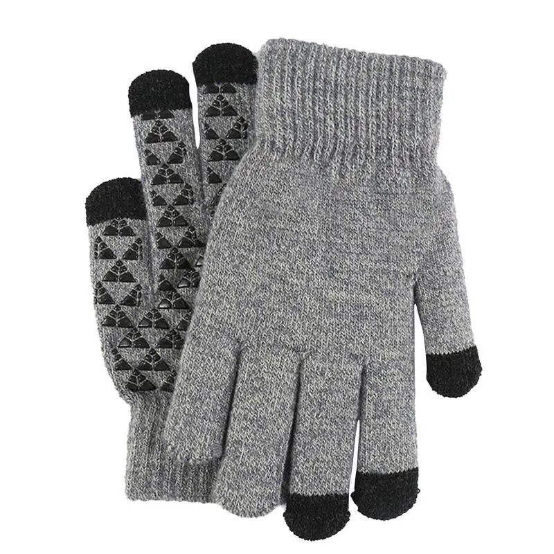 

Cycling Gloves Thick Mittens For Cold Weather Winter Split Finger Mitts Hand Warmer With Touchscreen Design For Riding Texting