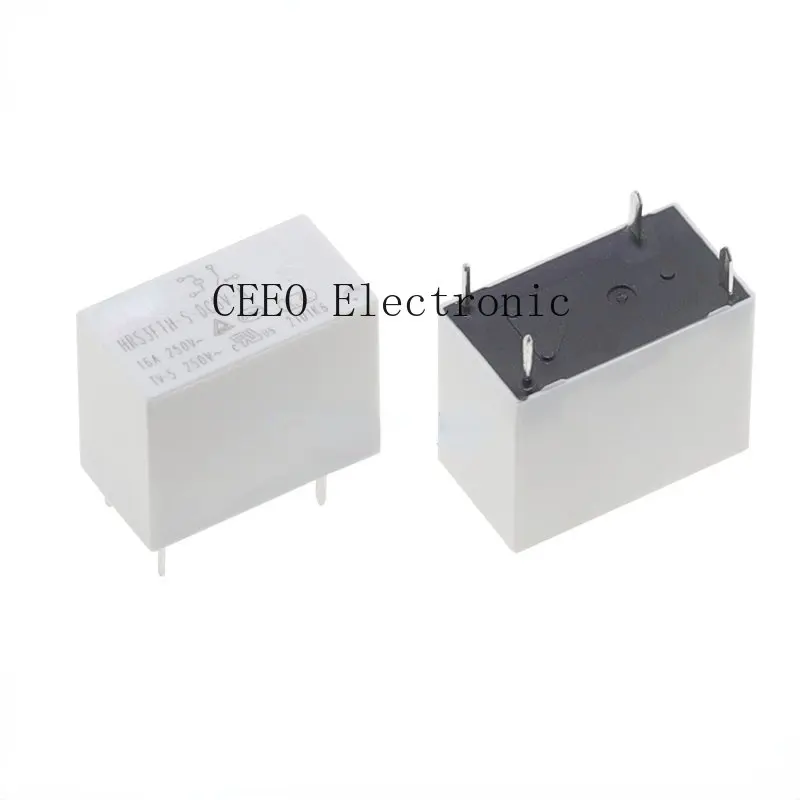 

10PCS Relay HRS3FTH-S-DC5V DC12V DC24V-A 4-pin White 16A 250V