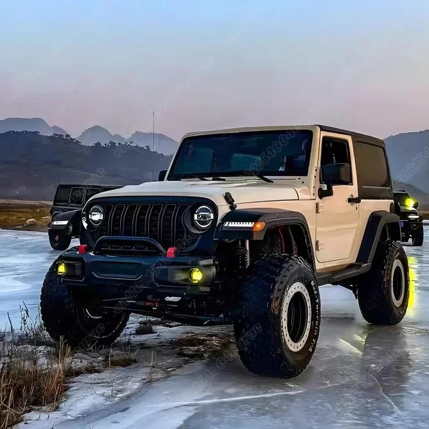 Фото Передняя гоночная решетка воздухозаборника в стиле 20-летия для Jeep Wrangler JL Gladiator JT JL1300 2018 2019 2020 2021 2022 2023 2024 №4