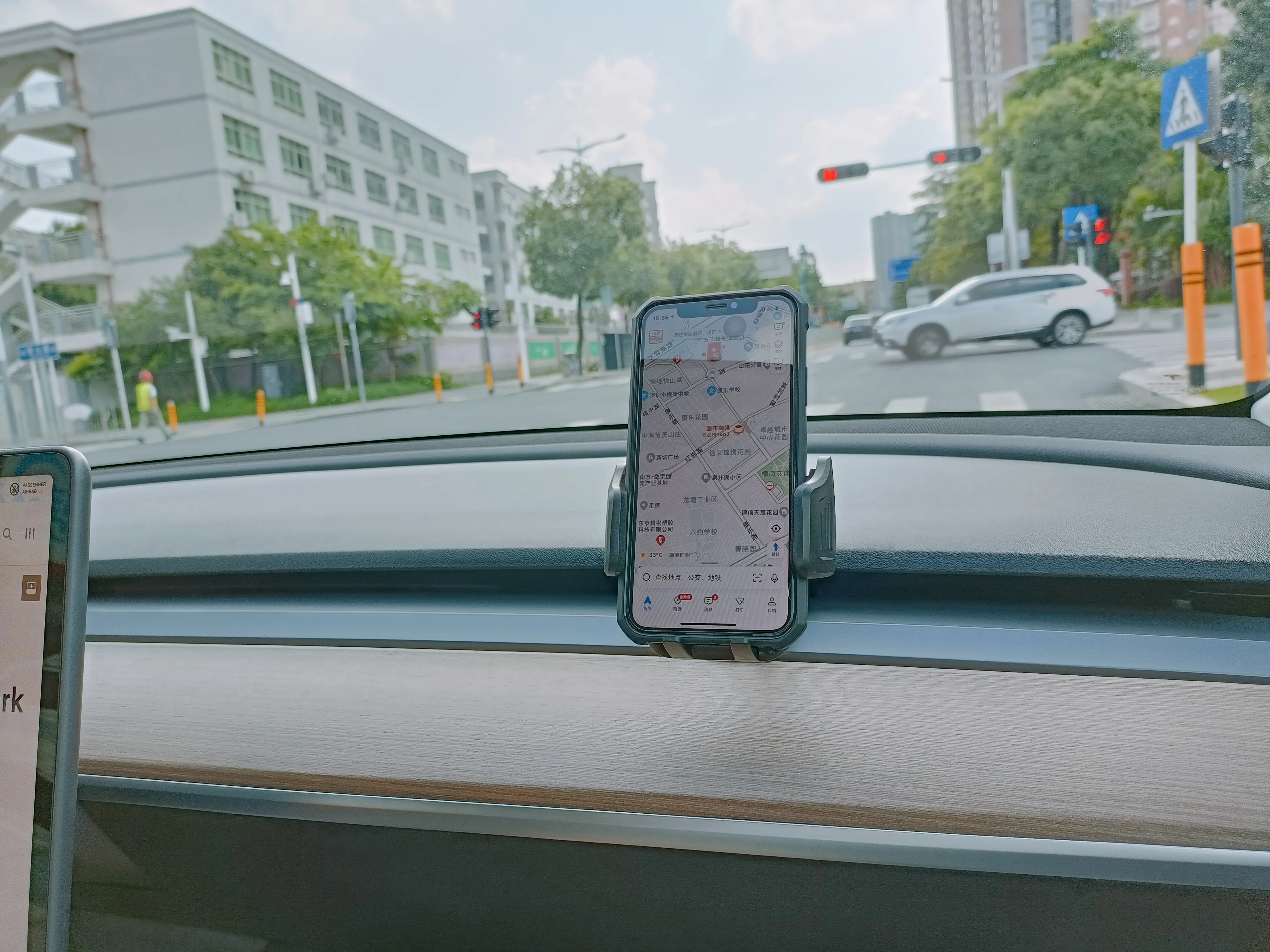 Держатель для телефона, разработанный для Model 3Y, регулируемый на 360 градусов, с кнопкой открытия, аксессуар для Model 3Y (art.: 3920dbc11a30f) - 3920dbc11a30f