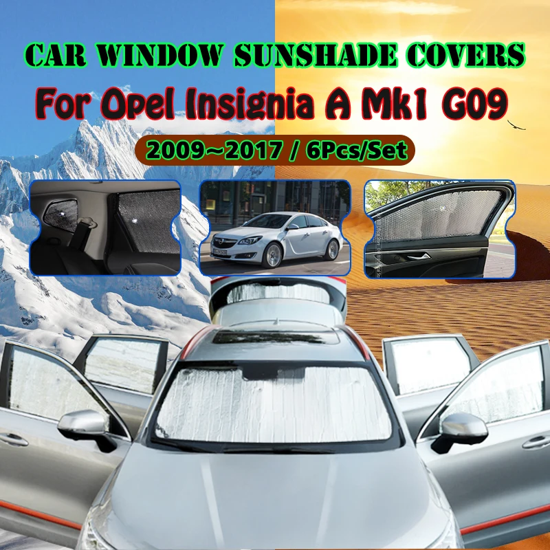 

For Opel Insignia A Mk1 G09 2009~2017 2012 Car Window Windshield Sunshade UV Protect Reflector Sun Shade Visor Auto Accessories