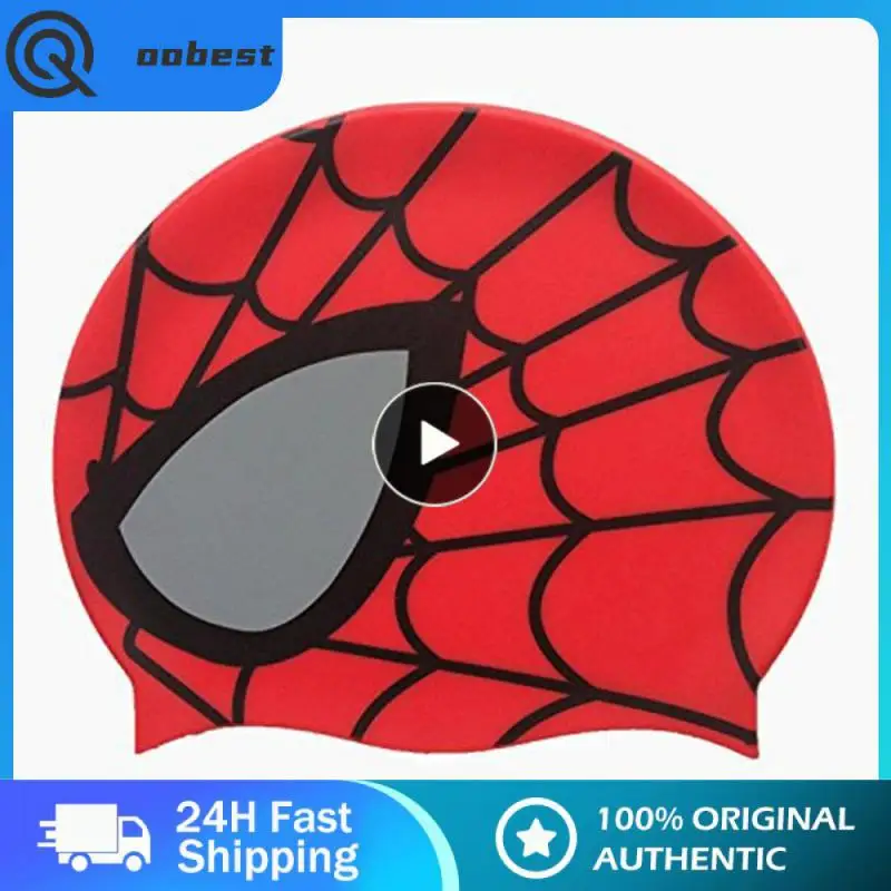 

Childrens Sportswear And Accessories Waterproof Cartoon Swimming Cap Cover Soft And Comfortable High Elasticity Bathing Cap