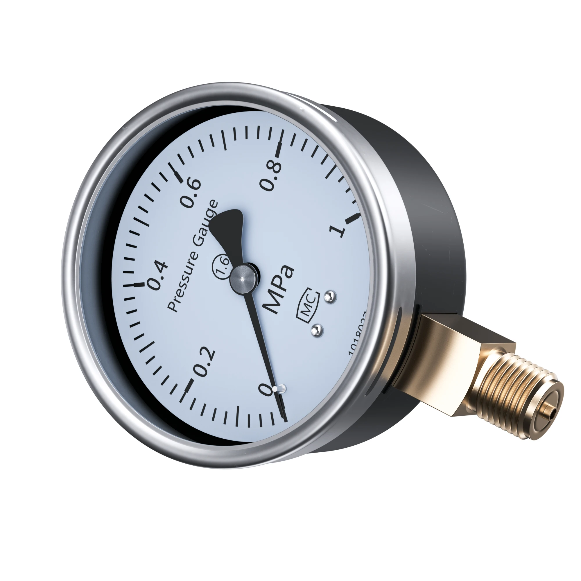 Механический манометр Vadias 60/100 мм 2 5G 0-1 6/2 5 МПа