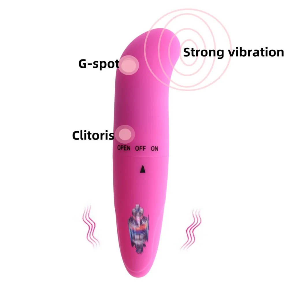 

Powerful Mini Bullet G-Spot Vibrator Clitoris Stimulator Massager Dolphin Vibrating Egg Sex Toys For Women Waterproof AV Dildo