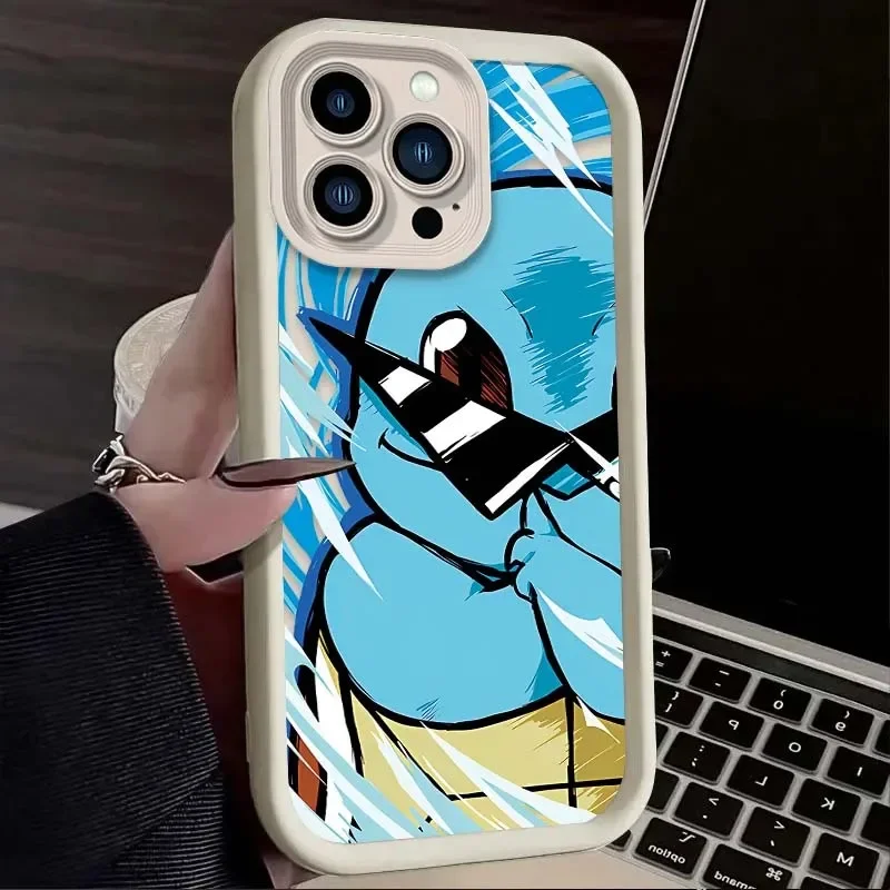 Чехол для iPhone 14 Plus 13 12 11 Pro Max Mini 5 5S 6 7 8 6s SE 2 3 X XS XSMAX XR чехол с рисунком аниме Покемон