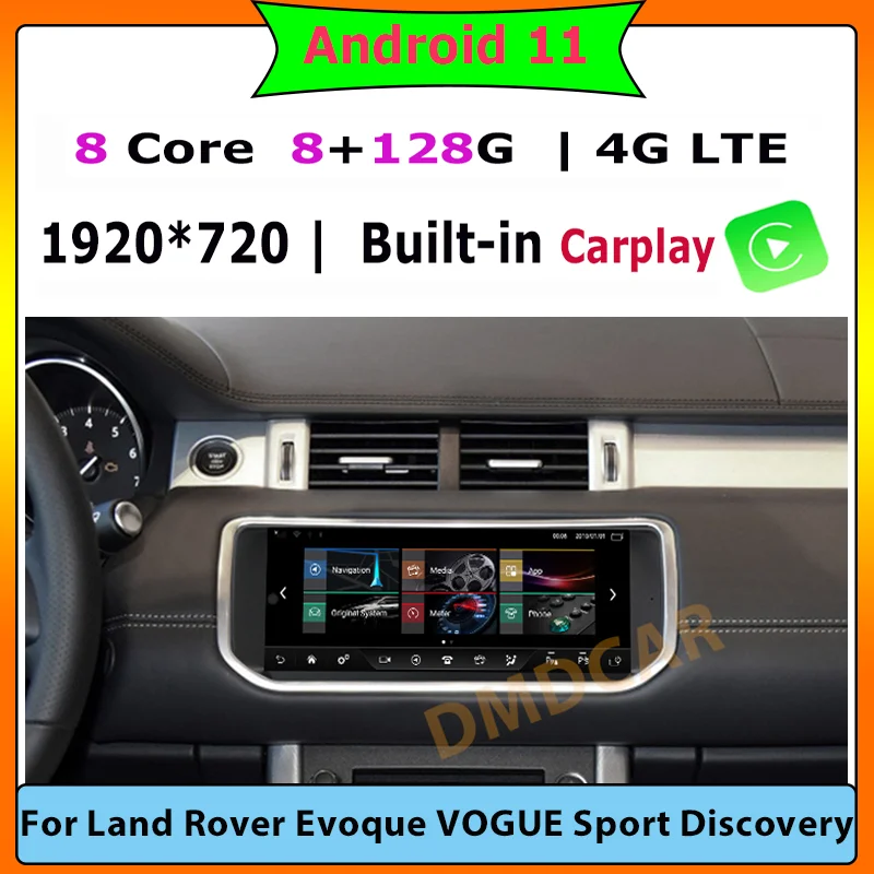 

Мультимедийный видеоплеер с GPS-навигацией для Carplay, DVD для Land Rover Range Rover Evoque LRX L538 Vogue L405, спортивные дискотеки L494