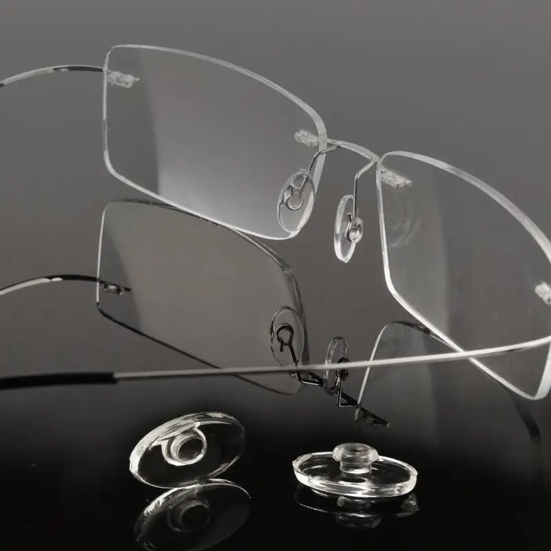 25 пар овальных силиконовых очков солнцезащитных носовых упоров для