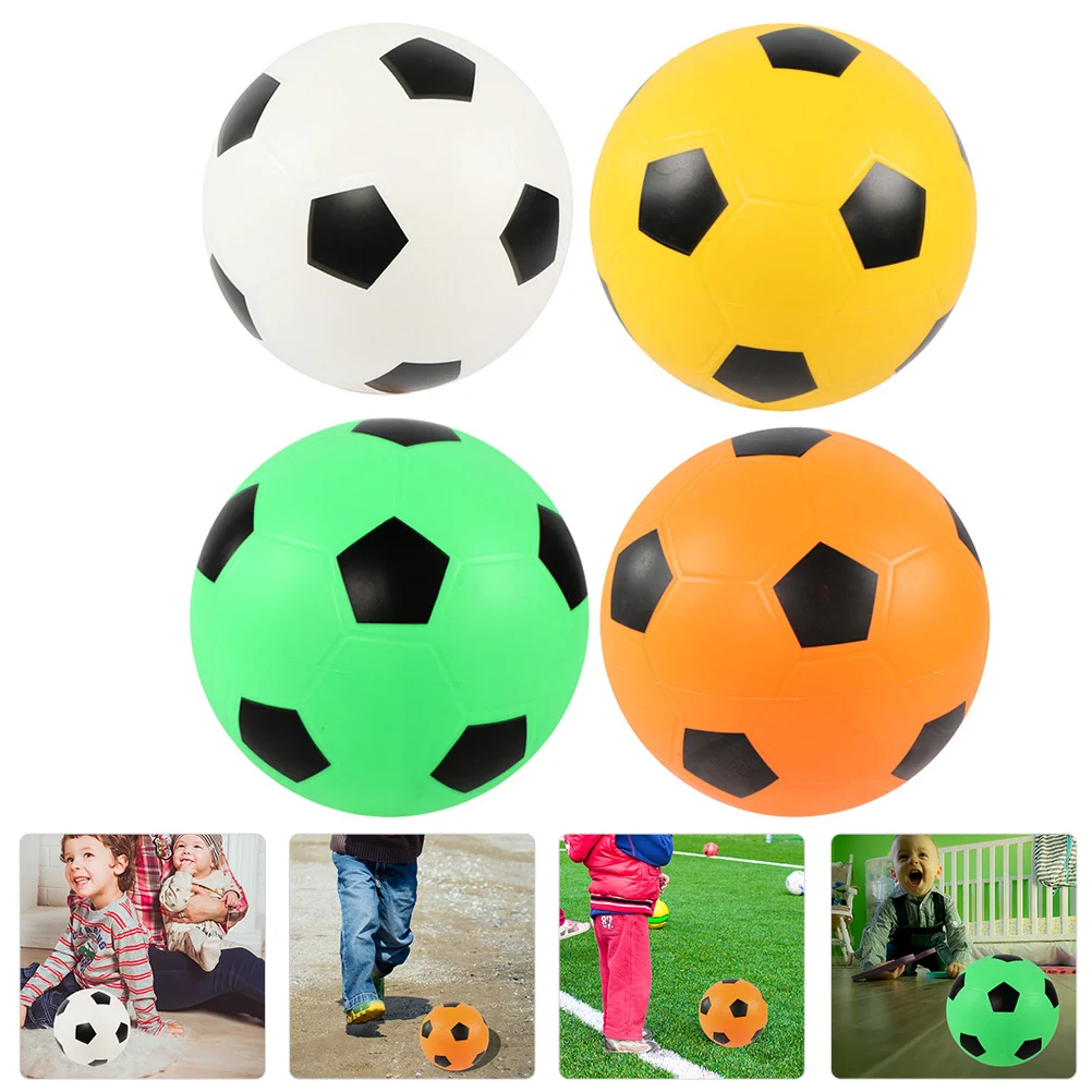 

4 Pcs Kids Soccer Sports Inflatable Soccer Football Training Props