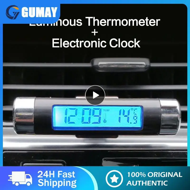 

1 ~ 10 шт., Автомобильные электронные Часы с ЖК-дисплеем