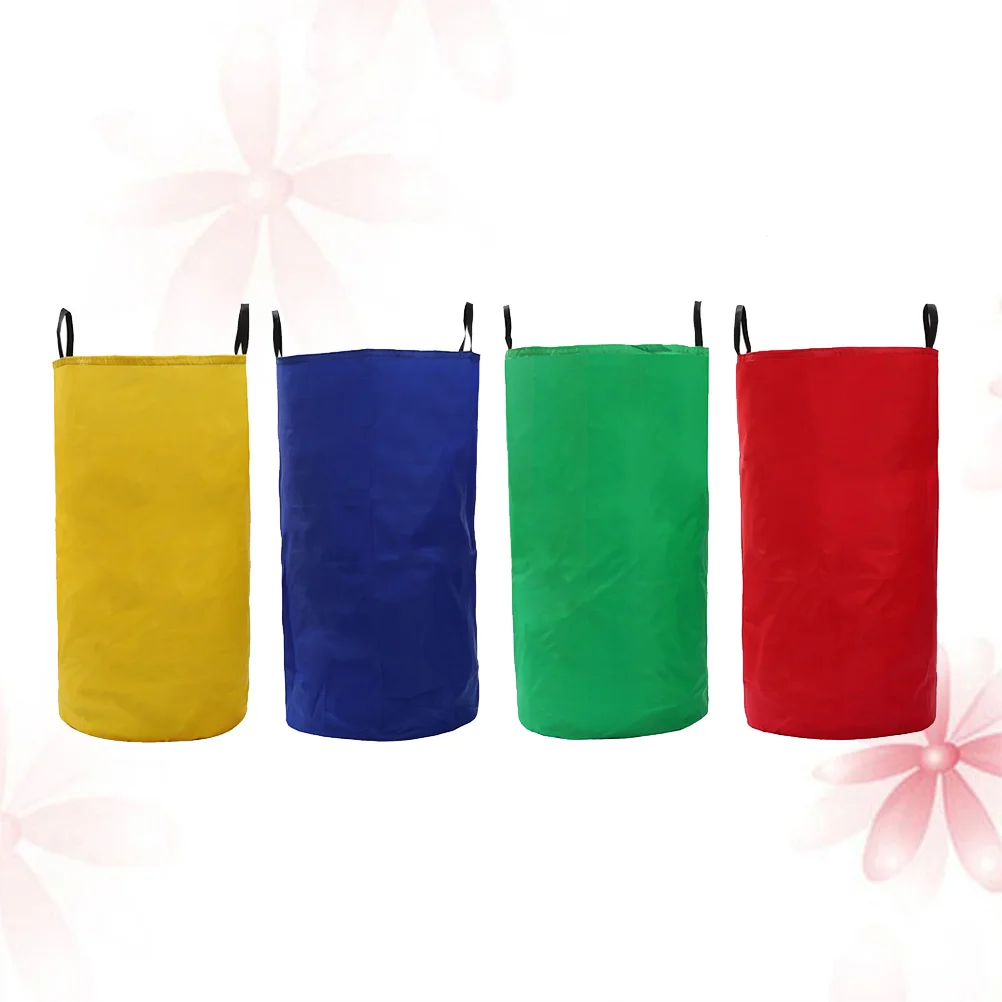 

4pcs Potato Sack Race Bags Carnival Jumping Bags Outdoor Jump Games for Adults Kids Backyard Field Day Birthday Party Fun Lawn