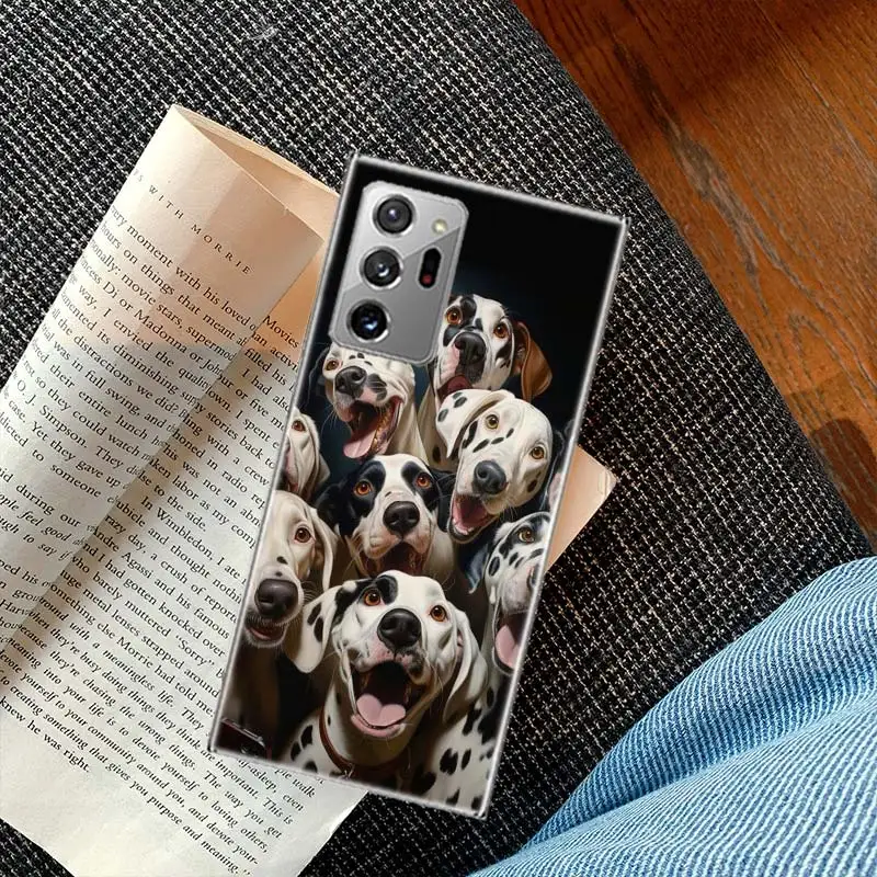 Умный чехол для телефона с пятнистой собакой Galaxy Samsung A03 A03S A13 A23 A33 A53 A73 A54 A34 A24 A14 5G A04