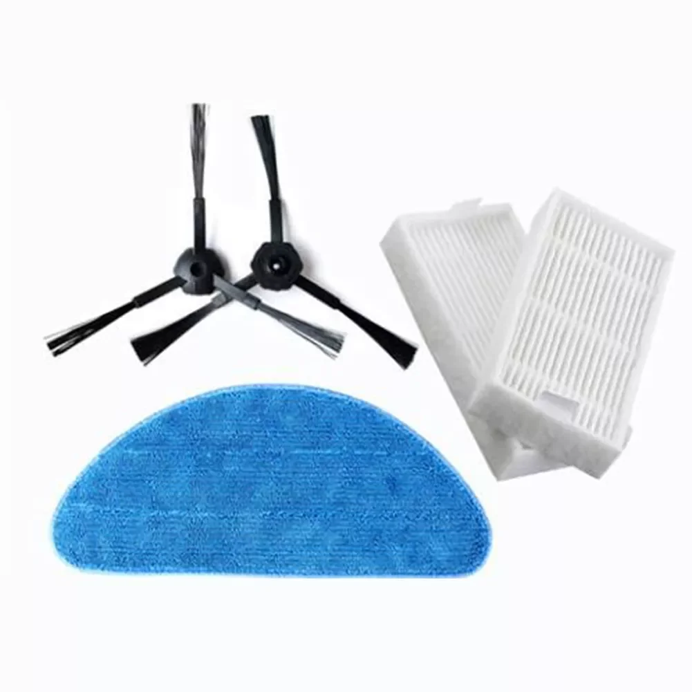 

Filter Side Brush Mop Cloth Mopping Cloths For Dibea Elite Utmark X500 CR120S Vacuum Cleaner Sweeping Parts Household Sweeper