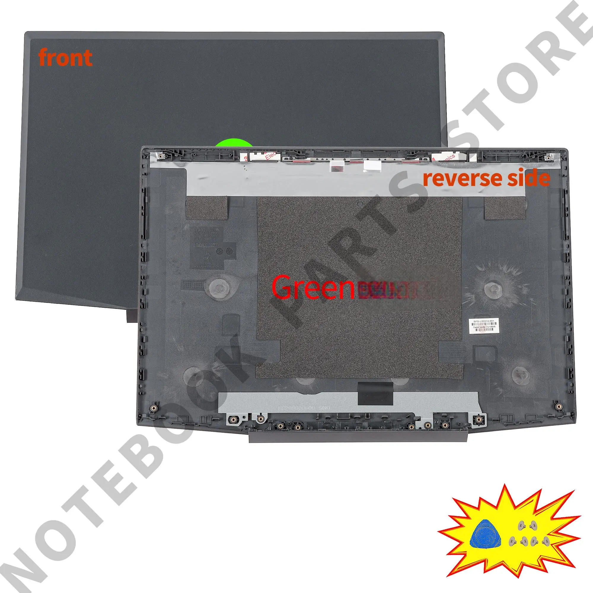 Новинка детали для Pavilion Gaming 15-CX 5-cx0020nr 15-cx003 задняя крышка ЖК-дисплея петли Верхняя